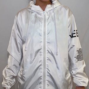 Yeezy white windbreaker